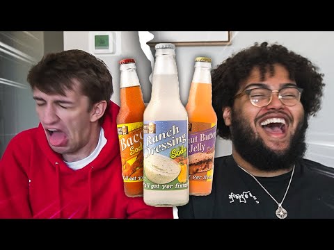 TRYING THE DISGUSTING SODA CHALLENGE!