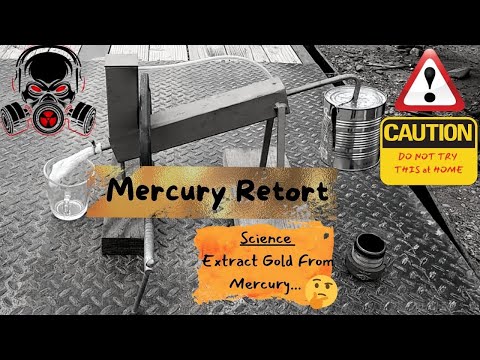 GOLD from Mercury?? 1st Time using a Mercury Retort #thefinders #science