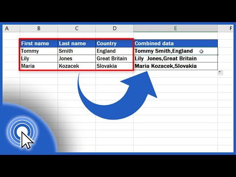 How to Combine Cells in Excel