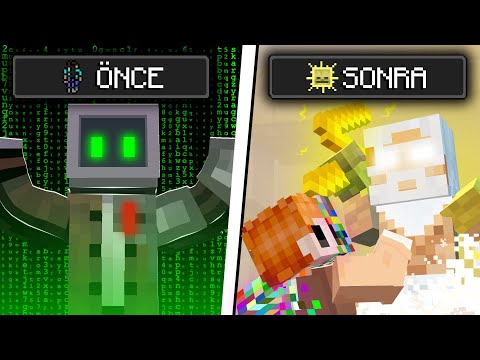 Minecraft ama GLITCH ve ZEUS.EXE Gizeminin Hikayesi...