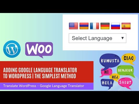 Adding Google Language Translator to WordPress | The Simplest Method