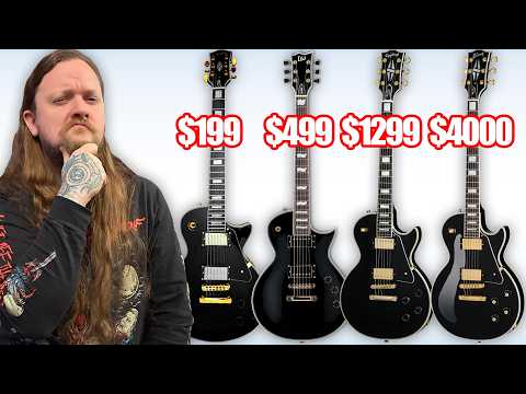 I Tried 4 Different Les Paul Customs, From Cheap to REAL