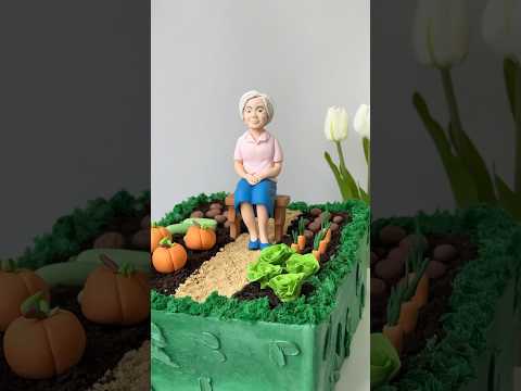 Торт для бабусі – солодкий город! 🥕🌿