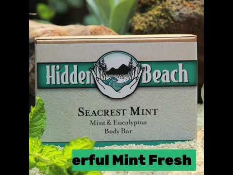 Start Fresh with Seacrest Mint Body Bar by Hidden Beach Soap Company
