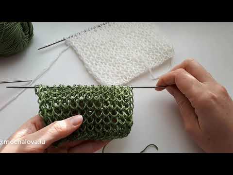 💥ГЕНИАЛЬНО ПРОСТО💗 Ажурный узор спицами для кардигана