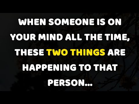 When Someone is On Your Mind All The Time | Psychology Facts About Love | Amazing Mind Facts