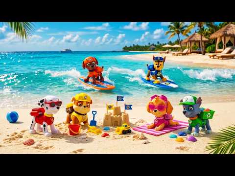 🏖️ PAW Patrol Has Fun Playing at the Beach! 🌊 | PAW Patrol Unboxing | Toys Pretend Play