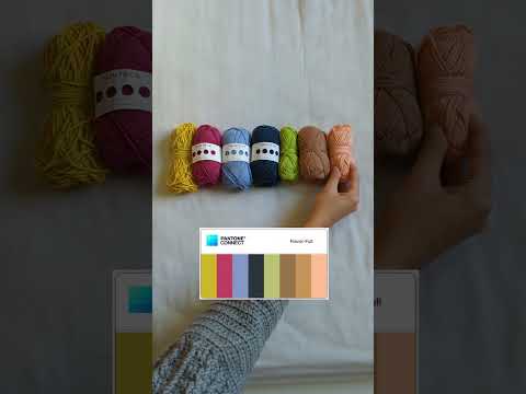 Which color palette is your favourite? 🍑🌈 #yarnlove #yarn #crafter