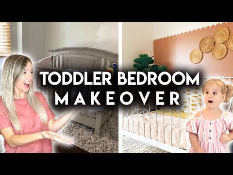 DIY BOHO GIRLS BEDROOM MAKEOVER | IKEA TODDLER ROOM