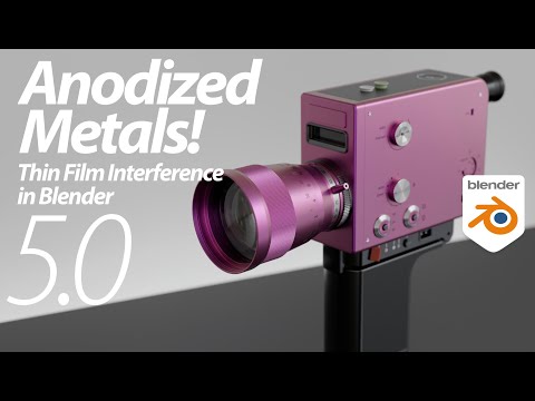 Blender 5.0, Anodized Metals!