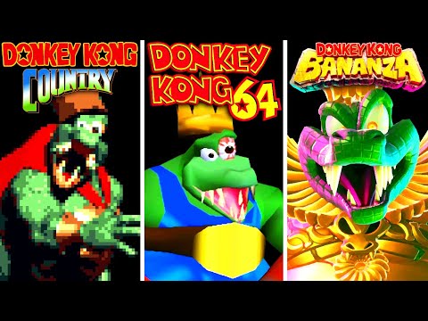 Evolution of King K. Rool in Donkey Kong Games (1994-2025)