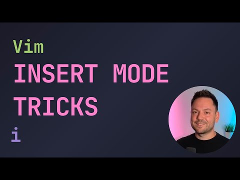 4 Insert Mode Tricks in 3 Minutes - Vim Tips & Tricks - Supercharge Your Editing Workflow