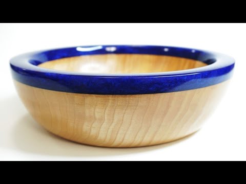 Woodturning | The Sapphire Rim Bowl