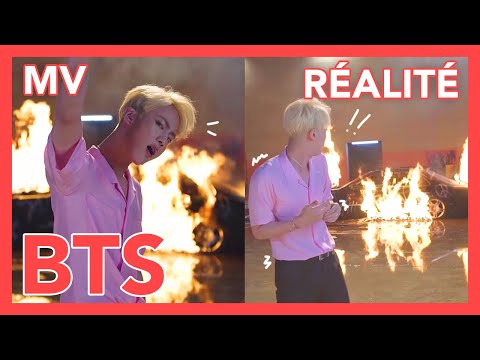BTS - MV VS REALITY (ENG SUB)