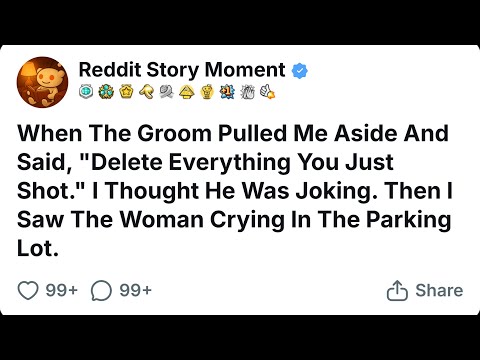 [FULL STORY] When the groom pulled me aside and said, "Delete everything you just shot."