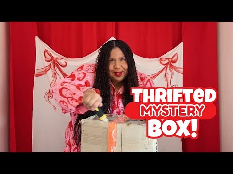 I GOT A MYSTERY BOX OF THRIFTED GIFTS!!!