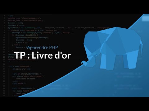 Apprendre le PHP : Chapitre 27, TP : Livre d'or