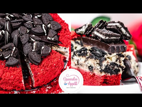 Red Velvet Oreo Cheesecake