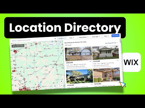 How to Design Real Estate Listings and Map with Wix CMS Collections, Repeater | No Code/ Low Code