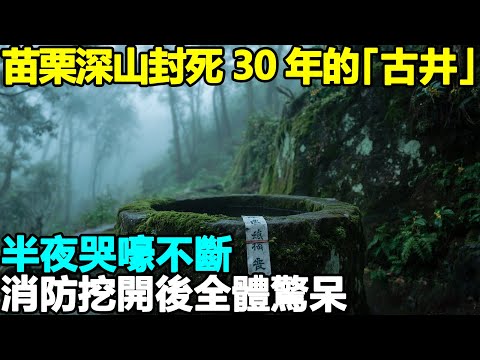 苗栗深山封死30年的「古井」半夜哭嚎不斷，消防挖開後全體驚呆