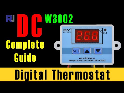 How to use DM-W3002 DC temperature control - Robojax
