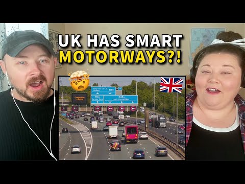 Americans React to UK Smart Motorways for the First Time!