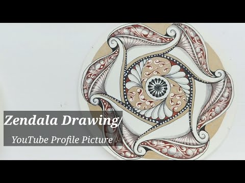 Zendala Drawing / YouTube profile picture/젠탱글