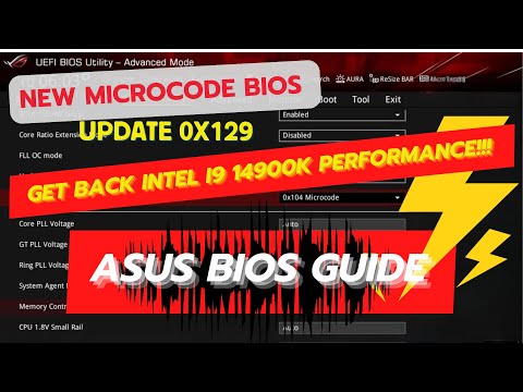 Guide to Undervolting and Sync all Cores Asus BIOS Intel i9 14900k Improve Temps and Performance! ⚡️