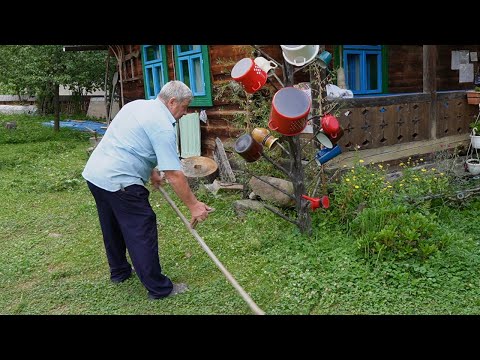 Magical Transylvanian village in the Carpathian  Mountains