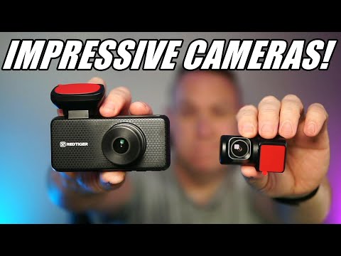 REDTIGER F17 Elite 4K  Dash Cam - Full-color night vision, GPS, HDR, Parking Mode