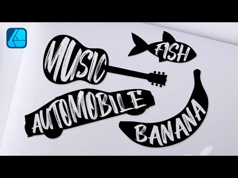 Easy Text Logos in Affinity Designer | Tutorial