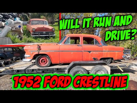 Reviving an old 1952 Ford Crestline, will it run and drive again?