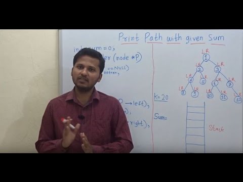 Print Root to Leaf Path with Given sum(Print all K-Sum paths) in a given Binary Tree