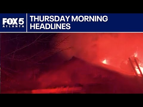 FBI raid in Fulton Co., woman shot by Cobb police, two early morning house fires | FOX 5 News