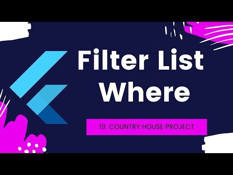 19 Flutter Filter List Data with where query