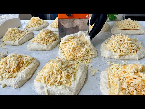 This Cheese Bread Is Insane! 7 Cheeses in the Ultimate Cheese Bomb Ciabatta – Korean Street Food