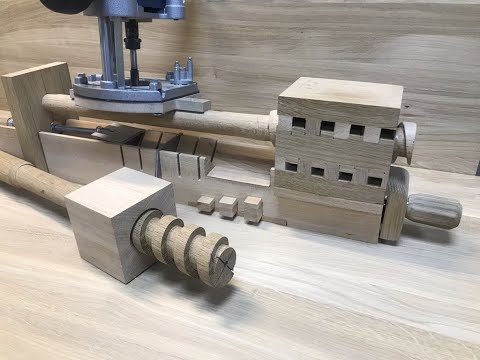 Приспособление для изготовления деревянной гайки./Tool for making  wood nut.