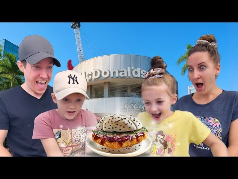 American Family Eats McDonald's for the First Time in Indonesia!