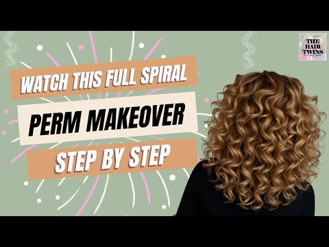 Watch This Full Spiral Perm Makeover | Step-by-Step Perm Tutorial & Curl Care Tips
