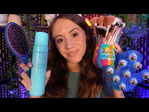 ASMR The Personal Attention Sleep Clinic 💕 (makeup, skincare, hairplay, & more)