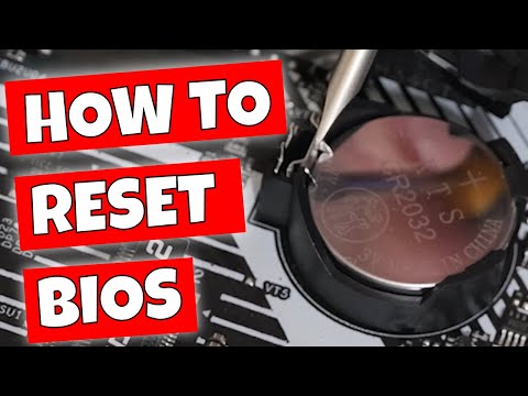 How To RESET Your PC BIOS Or CMOS To Factory Default Settings and Change The CMOS Battery
