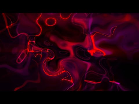 🎬 4K Screensaver – Liquid Reflections in Red and Purple Neon | Abstract Loop (No Audio)