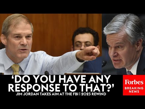 Jim Jordan Grills Christopher Wray, Takes Aim At The FBI | 2023 Rewind