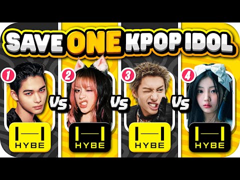 👑 Save ONE K-pop Idol: Same Company Edition! 💜 ANSWER - KPOP QUIZ 🔥