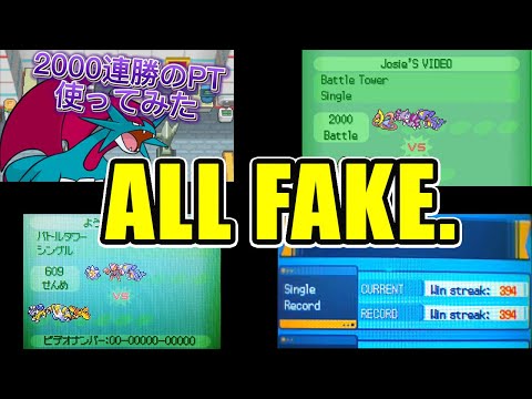 The Biggest YT Battle Tower Streaks Are Cheated.