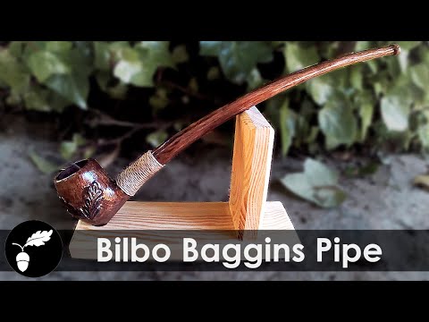 Woodworking: Bilbo Baggins Pipe ✅ #PIPE #BILBO 