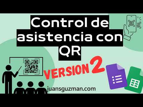 Control de asistencia a clases o eventos con Google Sheets y códigos QR