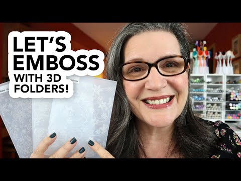 More 3D embossing folder fun! Tags and a card with fabulous texture!