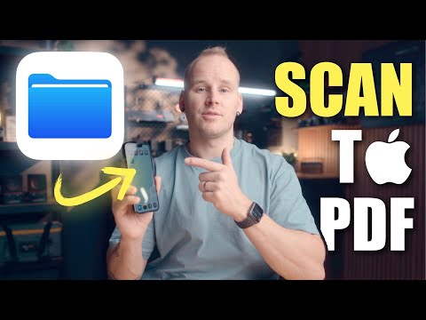 📲 Scan document with your iPhone directly into folder