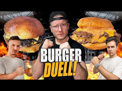 @maxxpane vs. @FitnessOskar Who makes the BEST homemade burger?